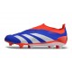 Scarpe adidas Predator Elite Senza Lacci FG Blu Bianco Rosso