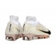 Scarpe Nike Zoom Mercurial Superfly 9 Elite FG Bianco Oro Nero