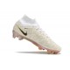 Scarpe Nike Zoom Mercurial Superfly 9 Elite FG Bianco Oro Nero