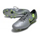 Scarpe Calcio Nike Tiempo Legend 10 Elite FG Grigio Nero Verde