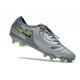 Scarpe Calcio Nike Tiempo Legend 10 Elite FG Grigio Nero Verde