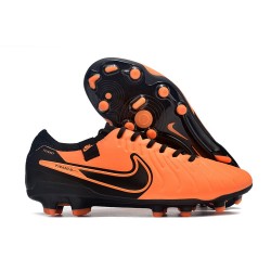 Scarpe Calcio Nike Tiempo Legend 10 Elite FG Orange Svart