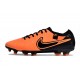 Scarpe Calcio Nike Tiempo Legend 10 Elite FG Orange Svart