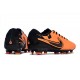 Scarpe Calcio Nike Tiempo Legend 10 Elite FG Orange Svart