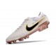 Scarpe Calcio Nike Tiempo Legend 10 Elite FG Bianco Oro Nero