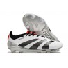 adidas Predator 24 Elite FG Bianco Nero Rosso