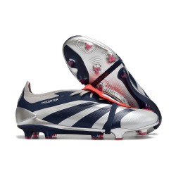 adidas Predator Tongue Elite FG Argento Nero Rosso