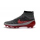 Scarpe da Calcio Nuovo Nike Magista Obra FG Grigio Rosso