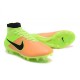 Scarpe da Calcio Nuovo Nike Magista Obra FG Pelle Giallo Verde Nero