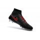 Scarpe da Calcio Nuovo Nike Magista Obra FG Nero Rosso