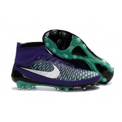 Scarpe da Calcio Nuovo Nike Magista Obra FG Viola Verde Bianco