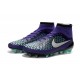 Scarpe da Calcio Nuovo Nike Magista Obra FG Viola Verde Bianco