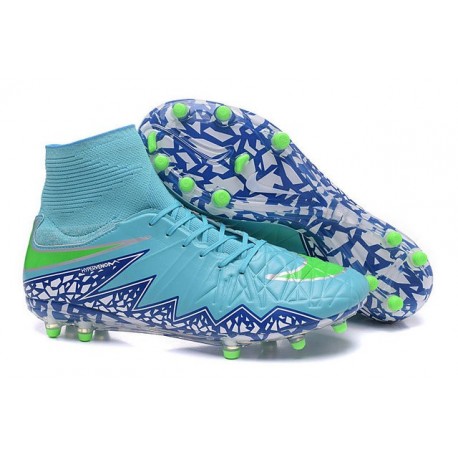 Nike 2016 Scarpette Calcio Hypervenom Phantom 2 FG ACC Blu Verde