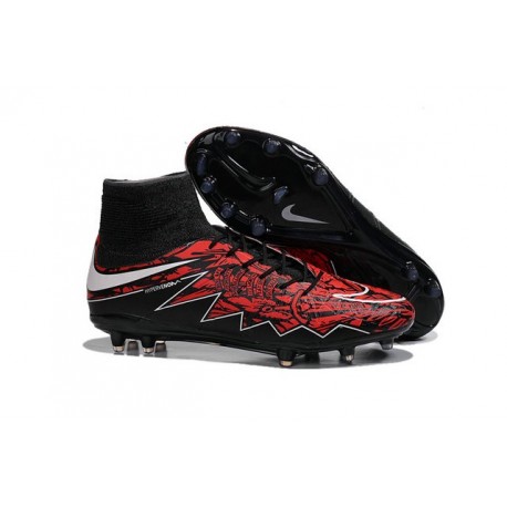 Robert Lewandowski Nike 2016 Scarpette Calcio Hypervenom Phantom 2 FG ACC Rosso Nero