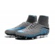 Nike 2016 Scarpe da Calcio Hypervenom Phantom II FG Grigio Blu Nero