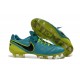 Nike Tiempo Legend VI FG Nuovo 2016 Scarpe da Calcio Blu Volt Nero