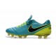 Nike Tiempo Legend VI FG Nuovo 2016 Scarpe da Calcio Blu Volt Nero