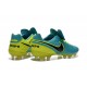 Nike Tiempo Legend VI FG Nuovo 2016 Scarpe da Calcio Blu Volt Nero