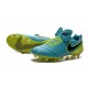 Nike Tiempo Legend VI FG Nuovo 2016 Scarpe da Calcio Blu Volt Nero