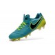 Nike Tiempo Legend VI FG Nuovo 2016 Scarpe da Calcio Blu Volt Nero