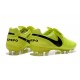 Nike Tiempo Legend VI FG Nuovo 2016 Scarpe da Calcio Volt Nero