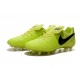 Nike Tiempo Legend VI FG Nuovo 2016 Scarpe da Calcio Volt Nero