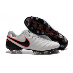 Nike Tiempo Legend VI FG Nuovo 2016 Scarpe da Calcio Platino Puro Arancione Hyper