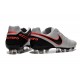 Nike Tiempo Legend VI FG Nuovo 2016 Scarpe da Calcio Platino Puro Arancione Hyper