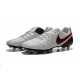 Nike Tiempo Legend VI FG Nuovo 2016 Scarpe da Calcio Platino Puro Arancione Hyper