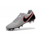 Nike Tiempo Legend VI FG Nuovo 2016 Scarpe da Calcio Platino Puro Arancione Hyper