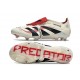 Scarpe adidas Predator Elite FT FG Bianco Off Nero Core Rubino Puro
