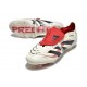 Scarpe adidas Predator Elite FT FG Bianco Off Nero Core Rubino Puro