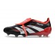 Scarpe da Calcio adidas Predator Elite FT FG X MOMENTS Nero Bianco Rosso Vivido