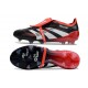 Scarpe da Calcio adidas Predator Elite FT FG X MOMENTS Nero Bianco Rosso Vivido
