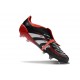 Scarpe da Calcio adidas Predator Elite FT FG X MOMENTS Nero Bianco Rosso Vivido