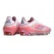 adidas F50 Elite Laceless FG Scarpe Rosa Bianco