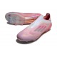 adidas F50 Elite Laceless FG Scarpe Rosa Bianco