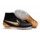 Scarpe da Calcio Nuovo Nike Magista Obra FG Nero Oro