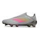 adidas F50 Elite Laceless FG Scarpe Grigio Rosa