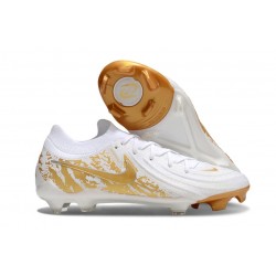 Scarpa Nike Phantom Luna 2 Elite FG Bianco Oro