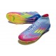 Scarpa adidas F50 Elite Mid FG Blu Fusion Limone Lucido Rosa Lucido