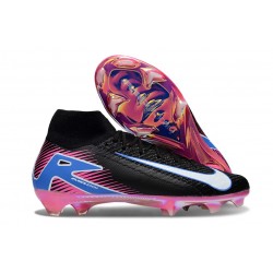 Nike Zoom Mercurial Superfly X Elite FG Nero Bianco Rosa