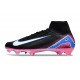 Nike Zoom Mercurial Superfly X Elite FG Nero Bianco Rosa