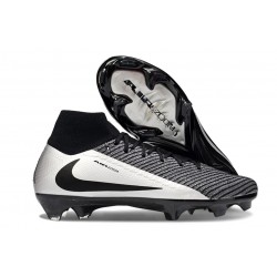 Nike Zoom Mercurial Superfly X Elite FG Nero Argento
