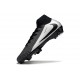 Nike Zoom Mercurial Superfly X Elite FG Nero Argento