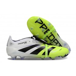 Scarpe da Calcio adidas Predator Elite FT FG Bianco Nero Limone Lucido