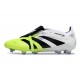 Scarpe da Calcio adidas Predator Elite FT FG Bianco Nero Limone Lucido