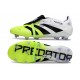 Scarpe da Calcio adidas Predator Elite FT FG Bianco Nero Limone Lucido