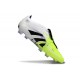 Scarpe da Calcio adidas Predator Elite FT FG Bianco Nero Limone Lucido