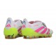 Scarpe da Calcio adidas Predator Elite FT FG Bianco Rosa Lucido Limone Lucido